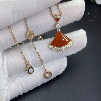 [Triumph Jewelry]DREAM NECKLACE CARNELIAN DIAMOND