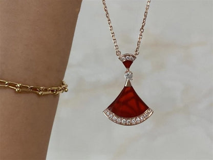 [Triumph Jewelry]DREAM NECKLACE CARNELIAN DIAMOND