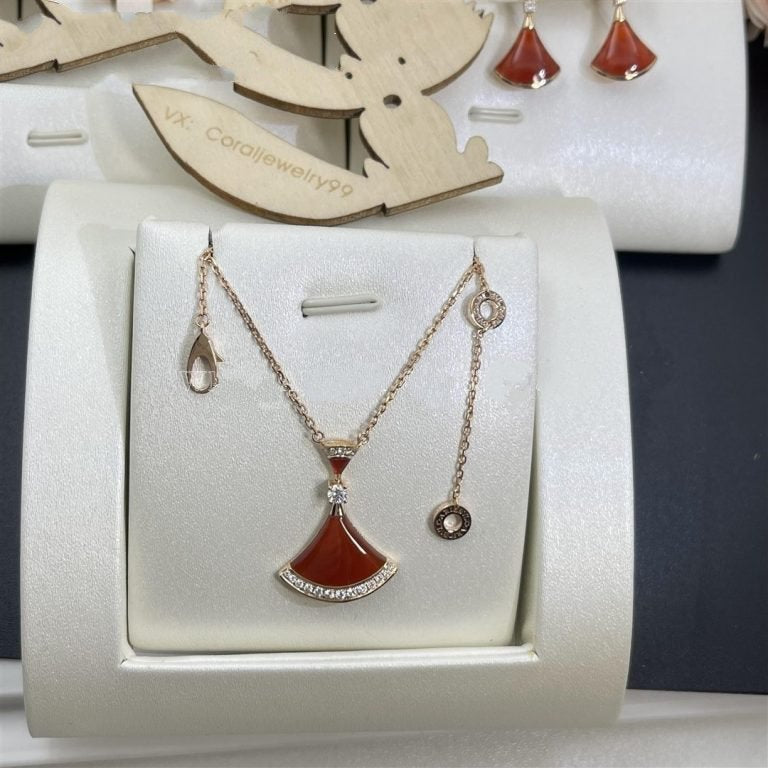 [Triumph Jewelry]DREAM NECKLACE CARNELIAN DIAMOND