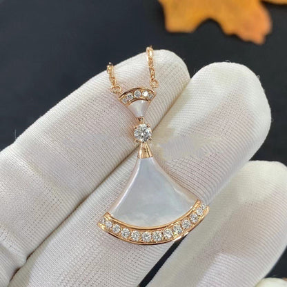 [Triumph Jewelry]DREAM NECKLACE MOP PINK GOLD DIAMOND