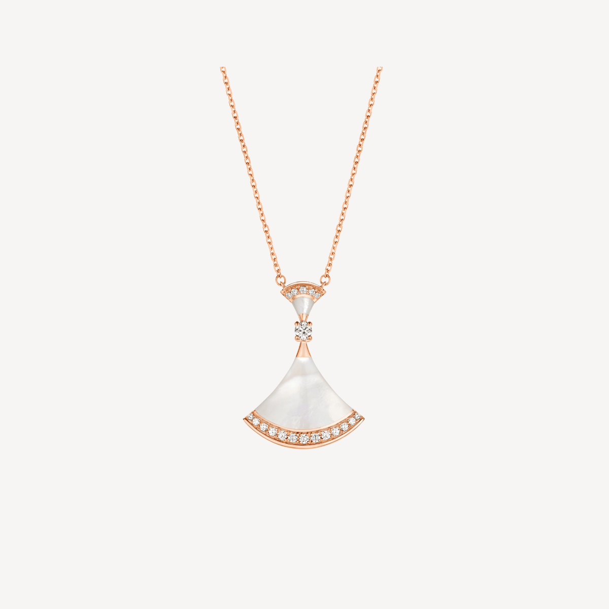 [Triumph Jewelry]DREAM NECKLACE MOP PINK GOLD DIAMOND