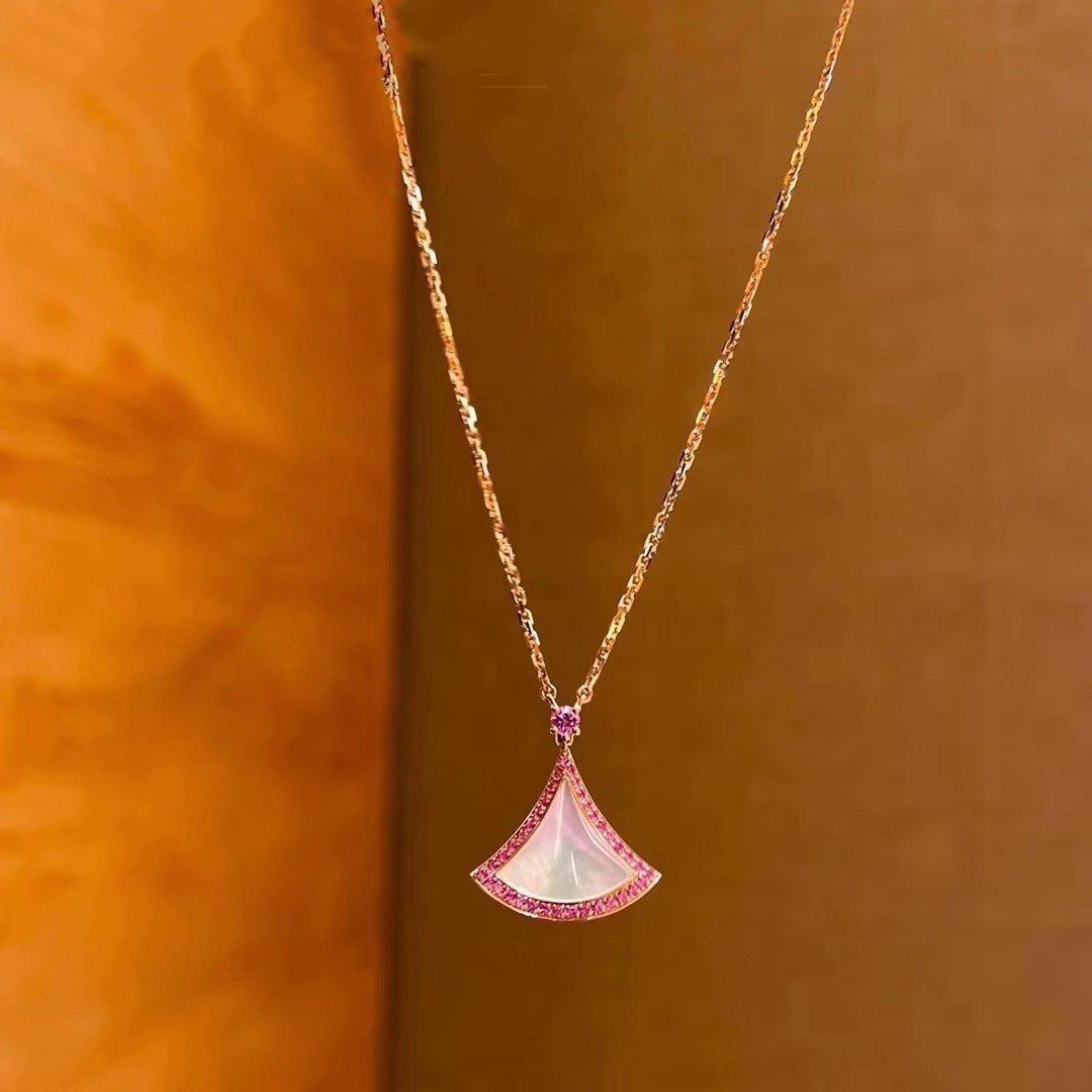 [Triumph Jewelry]DREAM NECKLACE MOP DIAMOND PINK