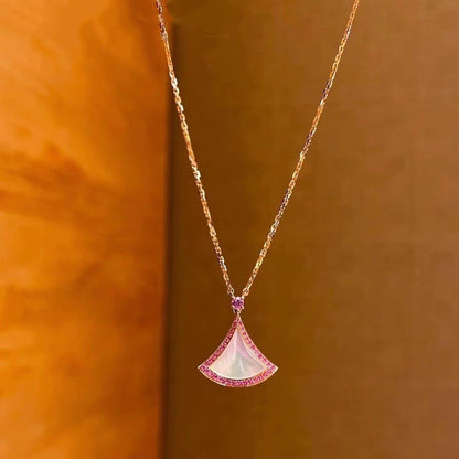 [Triumph Jewelry]DREAM NECKLACE MOP DIAMOND PINK