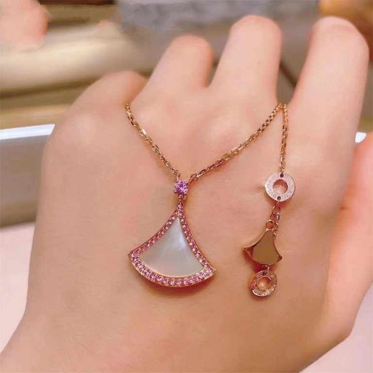 [Triumph Jewelry]DREAM NECKLACE MOP DIAMOND PINK