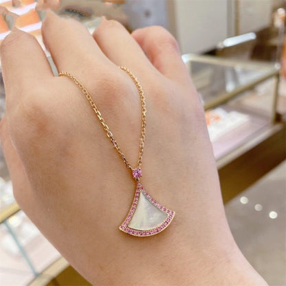 [Triumph Jewelry]DREAM NECKLACE MOP DIAMOND PINK