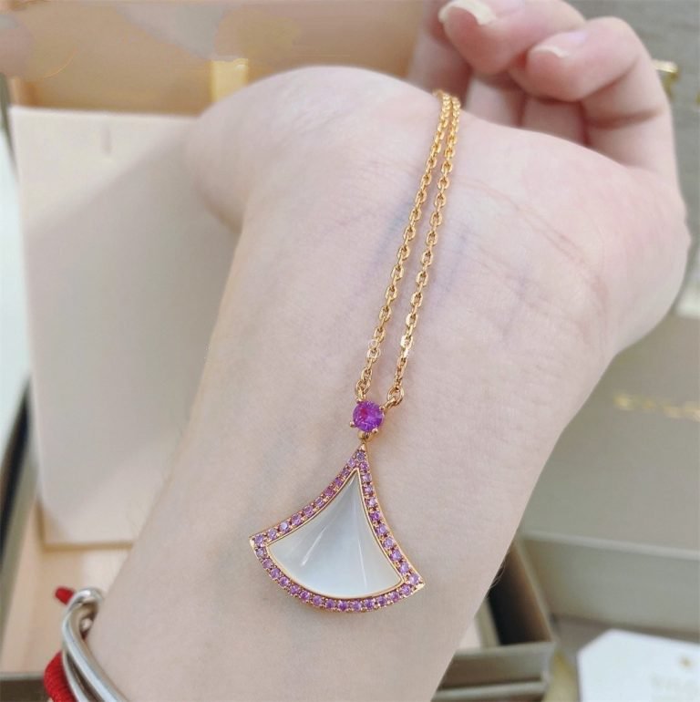 [Triumph Jewelry]DREAM NECKLACE MOP DIAMOND PINK