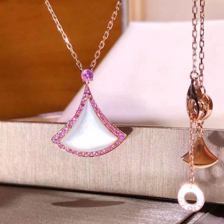 [Triumph Jewelry]DREAM NECKLACE MOP DIAMOND PINK