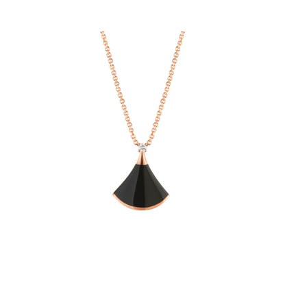[Triumph Jewelry]DREAM NECKLACE ONYX 1 DIAMOND