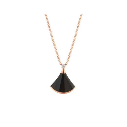 [Triumph Jewelry]DREAM NECKLACE ONYX 1 DIAMOND