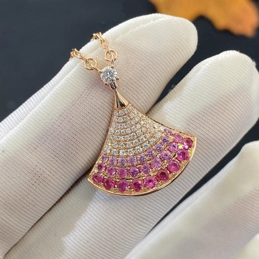 [Triumph Jewelry]DREAM NECKLACE PINK GOLD PINK DIAMOND