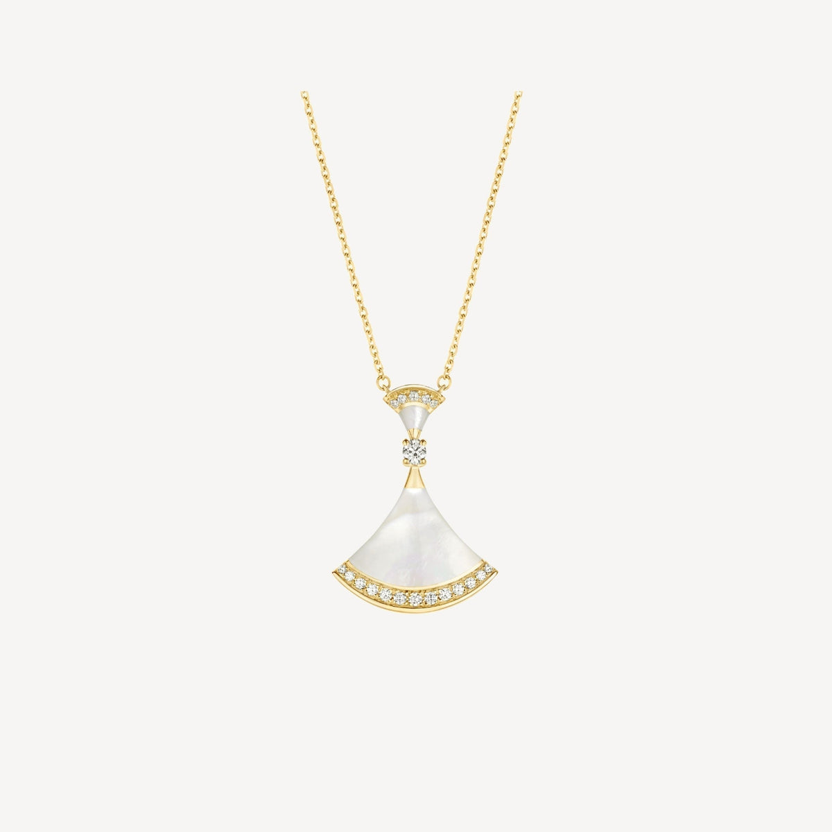 [Triumph Jewelry]DREAM NECKLACE MOP GOLD DIAMOND