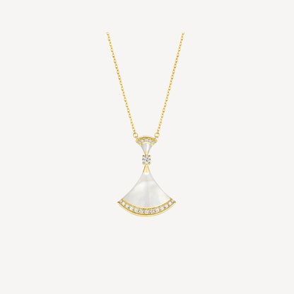 [Triumph Jewelry]DREAM NECKLACE MOP GOLD DIAMOND