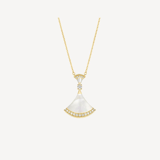 [Triumph Jewelry]DREAM NECKLACE MOP GOLD DIAMOND