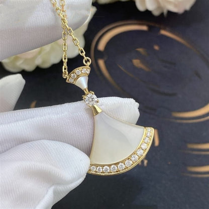 [Triumph Jewelry]DREAM NECKLACE MOP GOLD DIAMOND