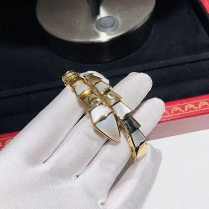 [Triumph Jewelry]SERPENTI BRACELET MOP GOLD