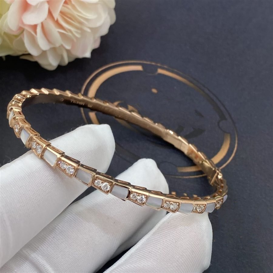[Triumph Jewelry]SERPENTI BRACELET PINK GOLD MOP DIAMOND