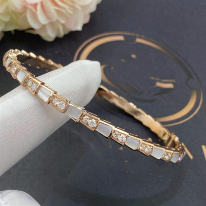 [Triumph Jewelry]SERPENTI BRACELET PINK GOLD MOP DIAMOND