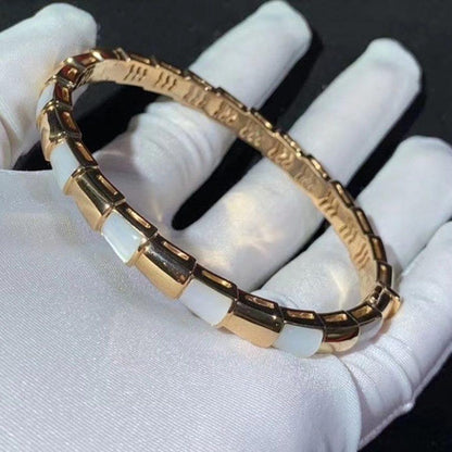 [Triumph Jewelry]SERPENTI BRACELET PINK GOLD MOP