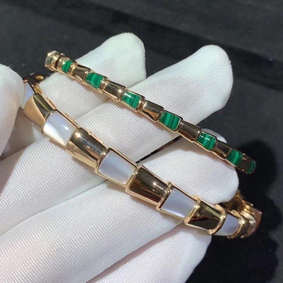 [Triumph Jewelry]SERPENTI BRACELET PINK GOLD MOP