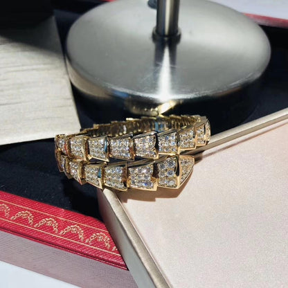 [Triumph Jewelry]SERPENTI BRACELET 8MM GOLD DIAMOND