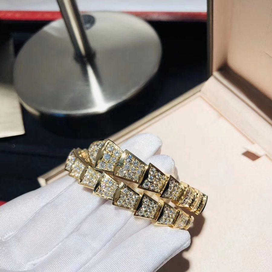 [Triumph Jewelry]SERPENTI BRACELET 8MM GOLD DIAMOND