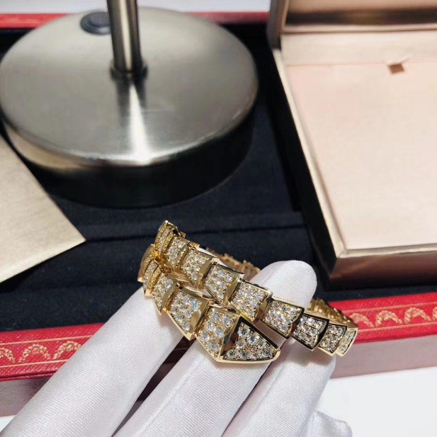 [Triumph Jewelry]SERPENTI BRACELET 8MM GOLD DIAMOND