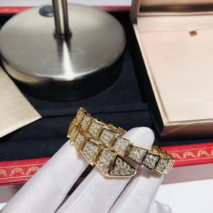 [Triumph Jewelry]SERPENTI BRACELET 8MM GOLD DIAMOND