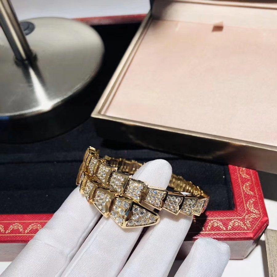 [Triumph Jewelry]SERPENTI BRACELET 8MM GOLD DIAMOND