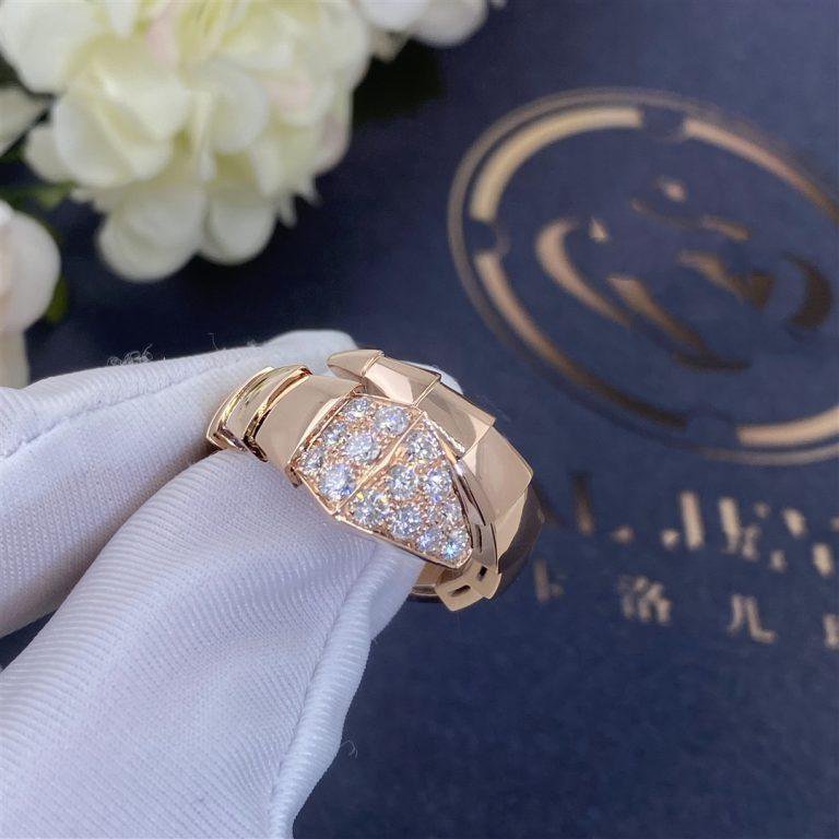 [Triumph Jewelry]SERPENTI RING PINK GOLD DIAMOND