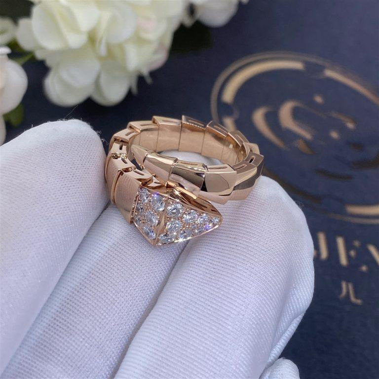 [Triumph Jewelry]SERPENTI RING PINK GOLD DIAMOND
