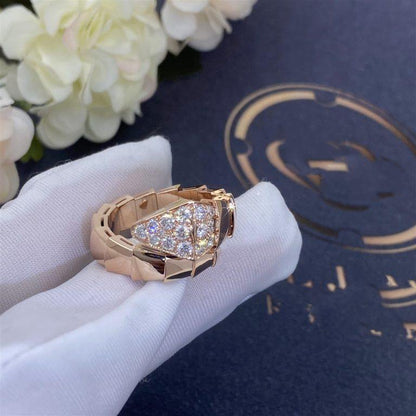 [Triumph Jewelry]SERPENTI RING PINK GOLD DIAMOND