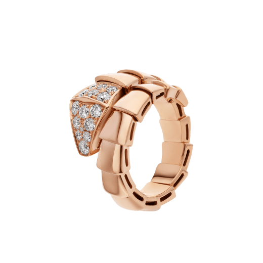 [Triumph Jewelry]SERPENTI RING PINK GOLD DIAMOND
