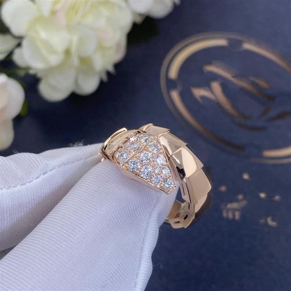 [Triumph Jewelry]SERPENTI RING PINK GOLD DIAMOND