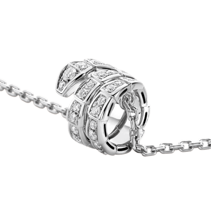 [Triumph Jewelry]SERPENTI  NECKLACE DOUBLE RING DIAMOND