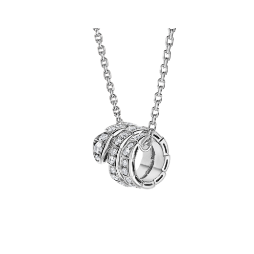 [Triumph Jewelry]SERPENTI  NECKLACE DOUBLE RING DIAMOND