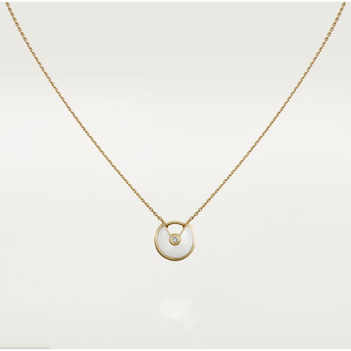 [Triumph Jewelry]AMULETTE ROSE GOLD MOP NECKLACE
