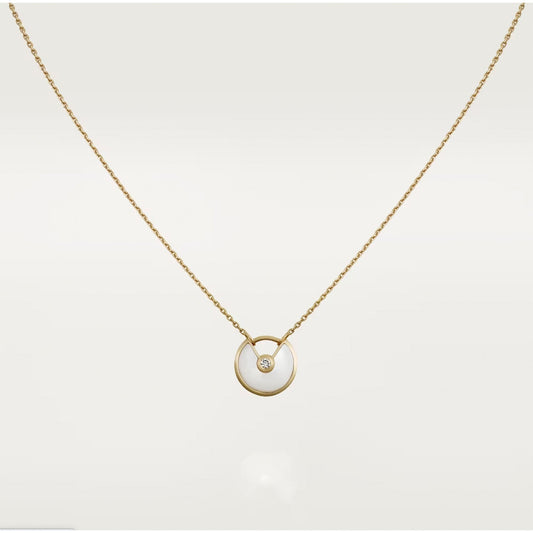 [Triumph Jewelry]AMULETTE ROSE GOLD MOP NECKLACE