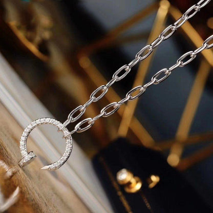 [Triumph Jewelry]JUSTE NECKLACE FULL DIAMONDS
