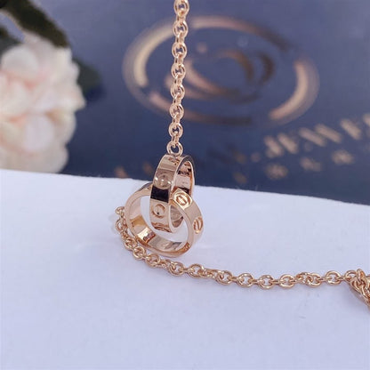 [Triumph Jewelry]LOVE BRACELET DOUBLE RING