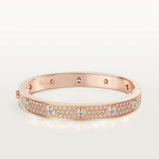 [Triumph Jewelry]LOVE BRACELET 6.1MM DIAMOND-PAVED 10 BIG DIAMONDS