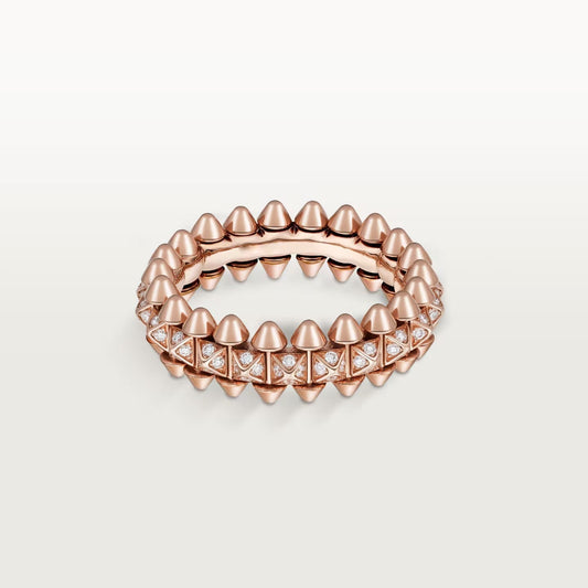 [Triumph Jewelry]CLASH 6.4MM SMALL FULL DIAMOND RING
