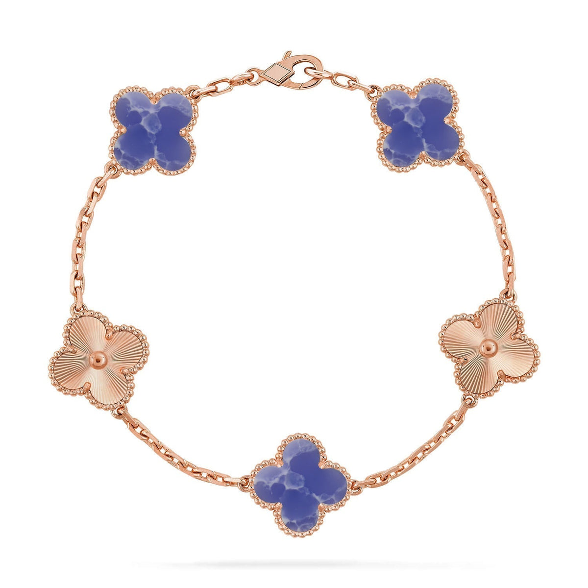 [Triumph Jewelry]CLOVER 5 MOTIF BLUE VEINS BRACELET COLLECTION