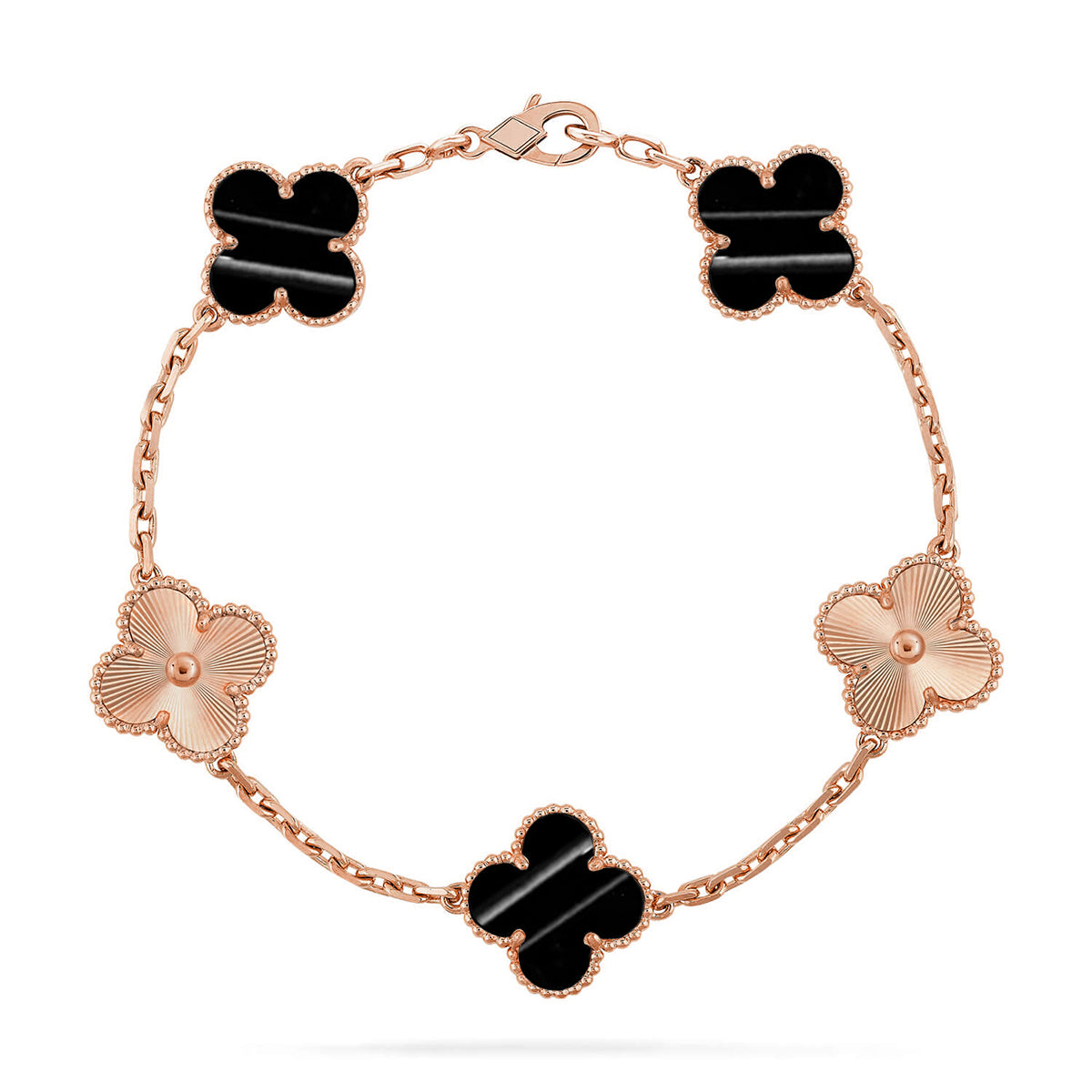 [Triumph Jewelry] CLOVER 5 MOTIF PULSAR STONE BRACELET COLLECTION