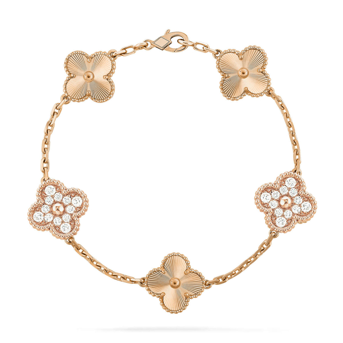 [Triumph Jewelry] CLOVER 5 MOTIF LASER BRACELET COLLECTION