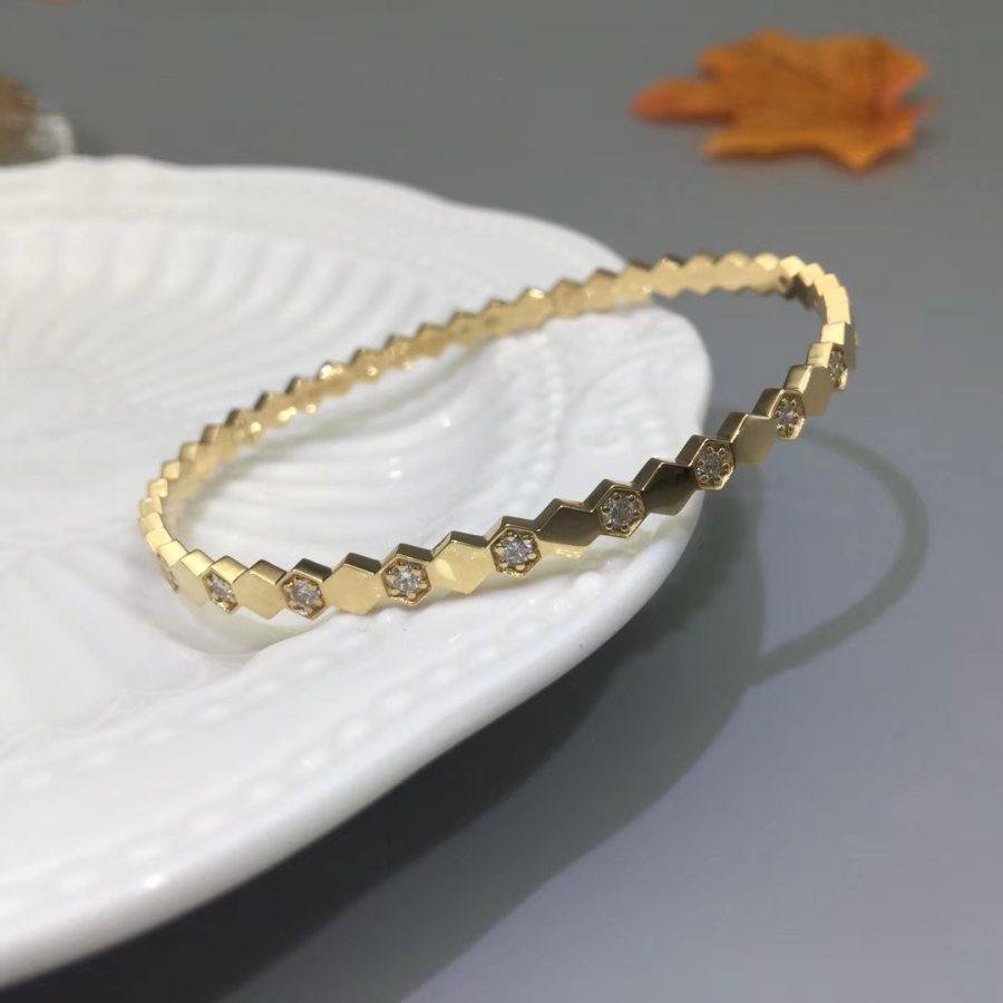 [Triumph Jewelry]BEE LOVE GOLD DIAMOND BRACELET