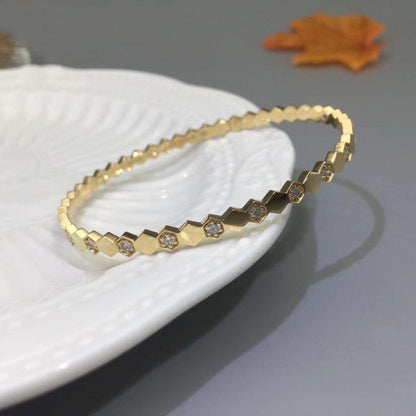 [Triumph Jewelry]BEE LOVE GOLD DIAMOND BRACELET