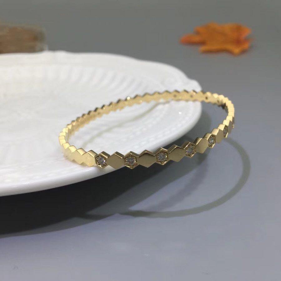 [Triumph Jewelry]BEE LOVE GOLD DIAMOND BRACELET