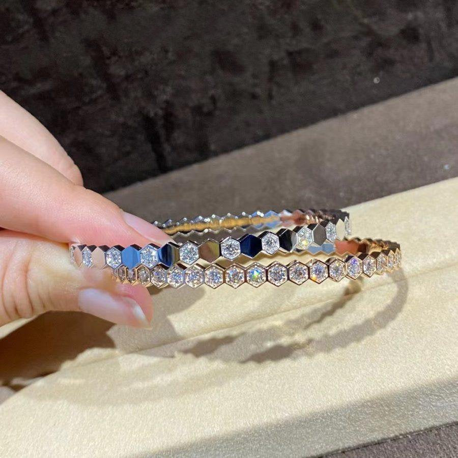 [Triumph Jewelry]BEE LOVE GOLD BRACELET FULL DIAMOND
