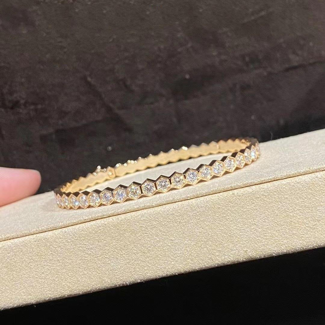 [Triumph Jewelry]BEE LOVE GOLD BRACELET FULL DIAMOND