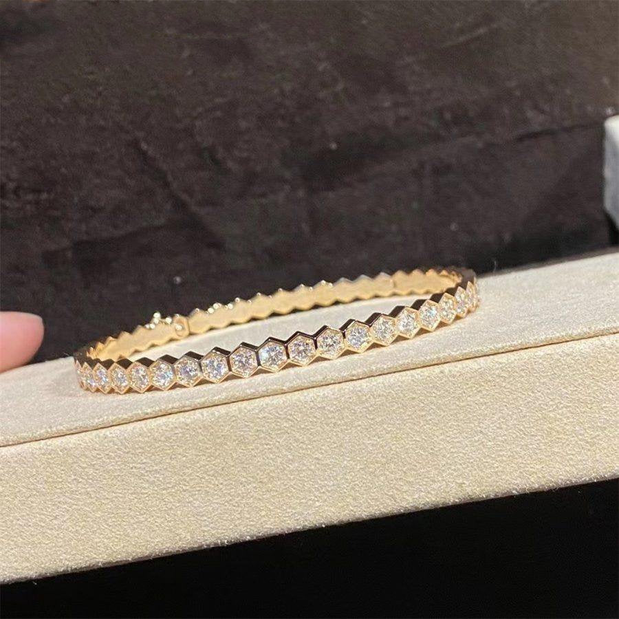[Triumph Jewelry]BEE LOVE GOLD BRACELET FULL DIAMOND